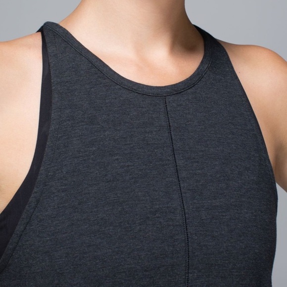 Lululemon Find Your Zen Tank Top Dark Gray size 6 - Picture 2 of 6